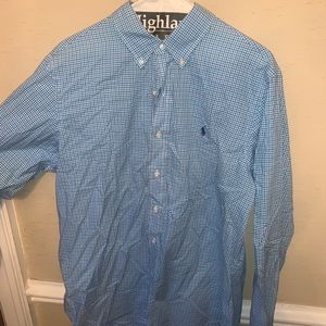 Brand new Ralph Lauren button down. LARGE. NEW!!!